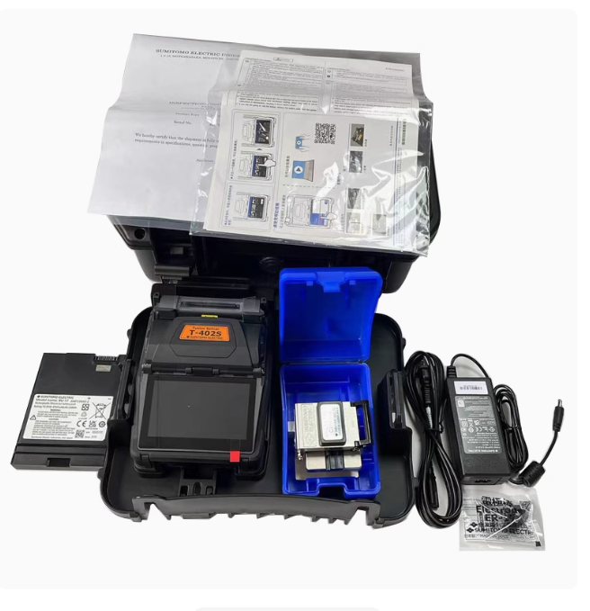 Sumitomo T-402S Active Clad Alignment Fusion Splicer | 1.2kg, FTTH/FTTx, Japan-Made, Kit