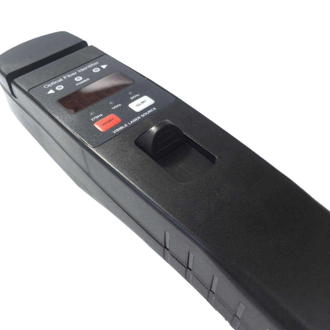 TEKCN TC-200-V Fiber Optic Identifier with Built-in VFL – 750–1700nm, SM/MM, 60-Hour Battery