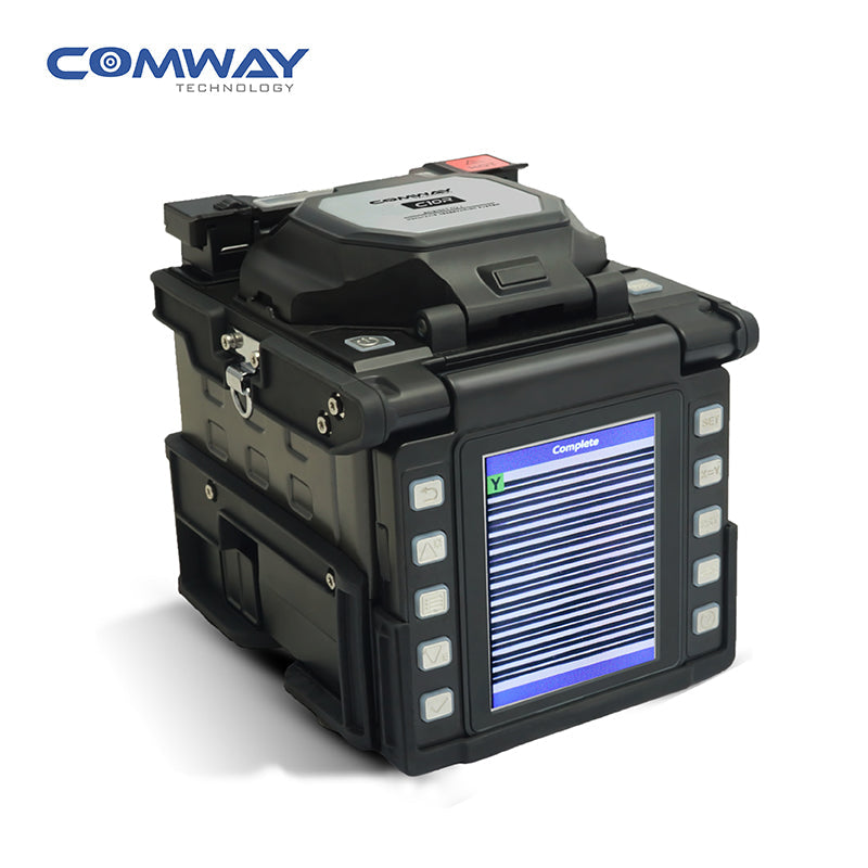 COMWAY C10R 12-Core Ribbon Fusion Splicer | 6s Splice, ≤0.05dB Loss, Ribbon Cleaver Included | Data Center & FTTH Backbone
