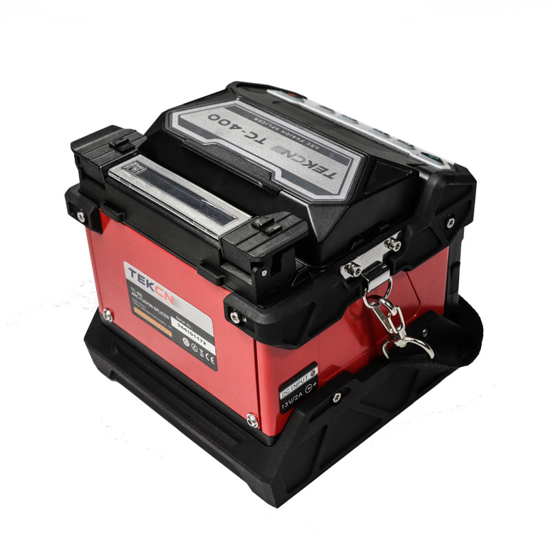 TEKCN TC-400 Fusion Splicer | 7s Core Alignment FTTH Fiber Splicing Machine with 760x Zoom & 240 Cycles