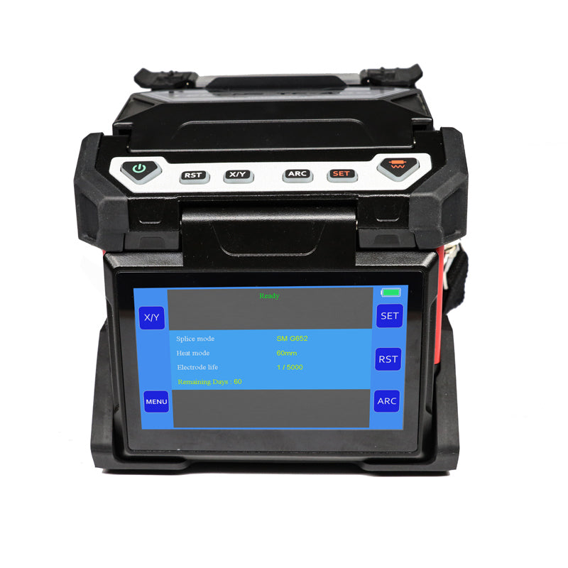 TEKCN TC-400 Fusion Splicer | 7s Core Alignment FTTH Fiber Splicing Machine with 760x Zoom & 240 Cycles