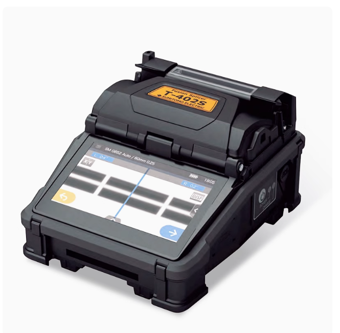 Sumitomo T-402S Active Clad Alignment Fusion Splicer | 1.2kg, FTTH/FTTx, Japan-Made, Kit