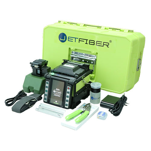 JETFIBER X4+ Fusion Splicer | 6s Splice, 4-Motor FTTx Splicer