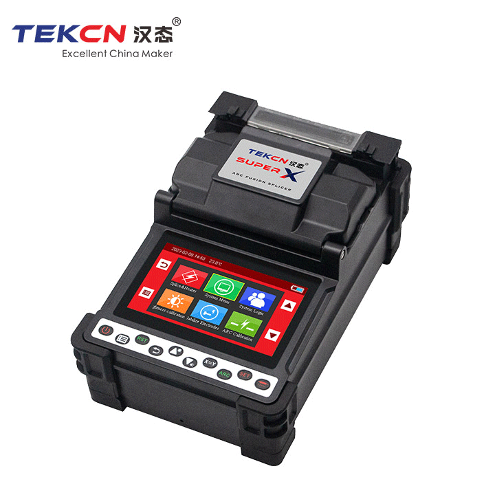 TEKCN Super X Fusion Splicer | 7s Splice, 4-Motor PAS, 240 Cycles, Ultra-Light 1.1kg