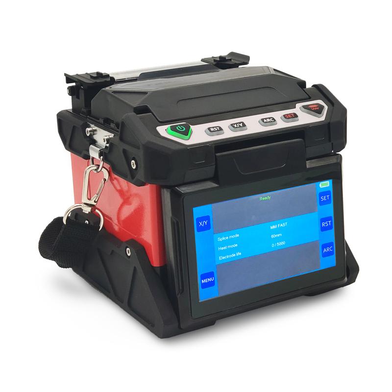 TEKCN TC-400 Fusion Splicer | 7s Core Alignment FTTH Fiber Splicing Machine with 760x Zoom & 240 Cycles