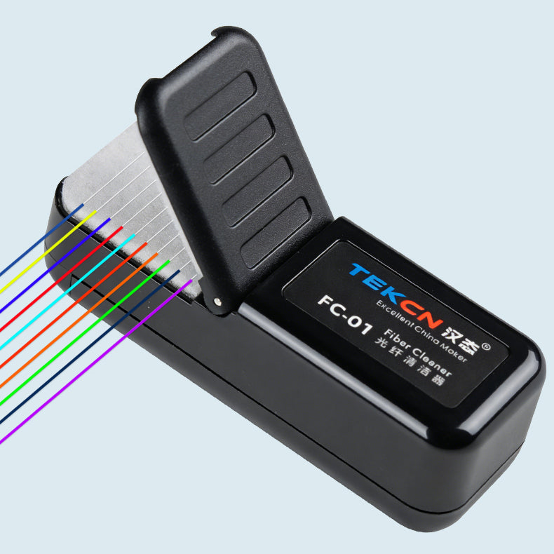 Fiber Optic Wiping Clip TEKCN FC-01 Fiber Cleaner for Fiber cleaning