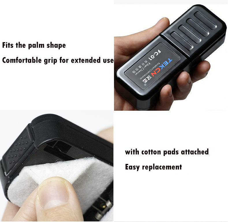 Fiber Optic Wiping Clip TEKCN FC-01 Fiber Cleaner for Fiber cleaning