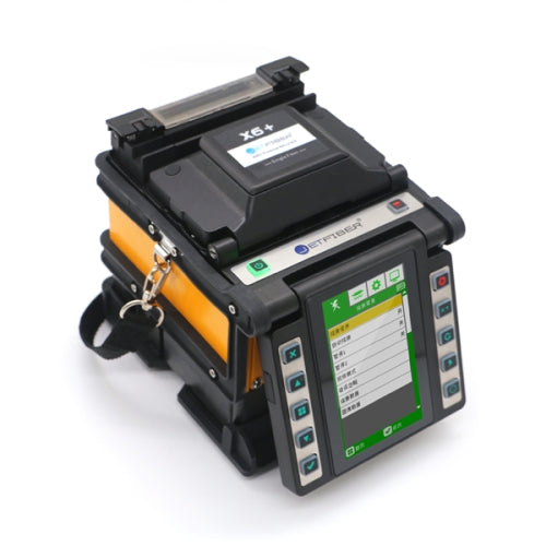 JETFIBER X6+ Core Alignment Fusion Splicer | 6-Motor Optical Fiber Splicing Machine for FTTH & Backbone