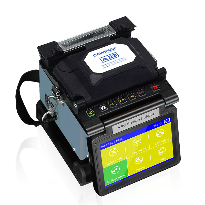 COMWAY A33 Fusion Splicer | FTTH Fast 5s Splice, Rugged Field Use