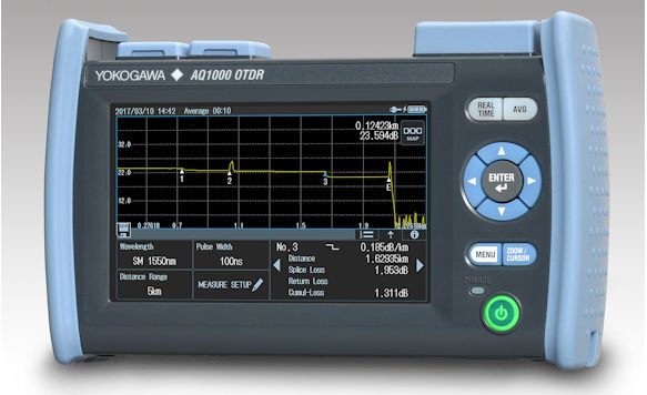 YOKOGAWA OTDR AQ1000 1310/1550nm 32/30dB AQ1000 Optical Time Domain Reflectometer