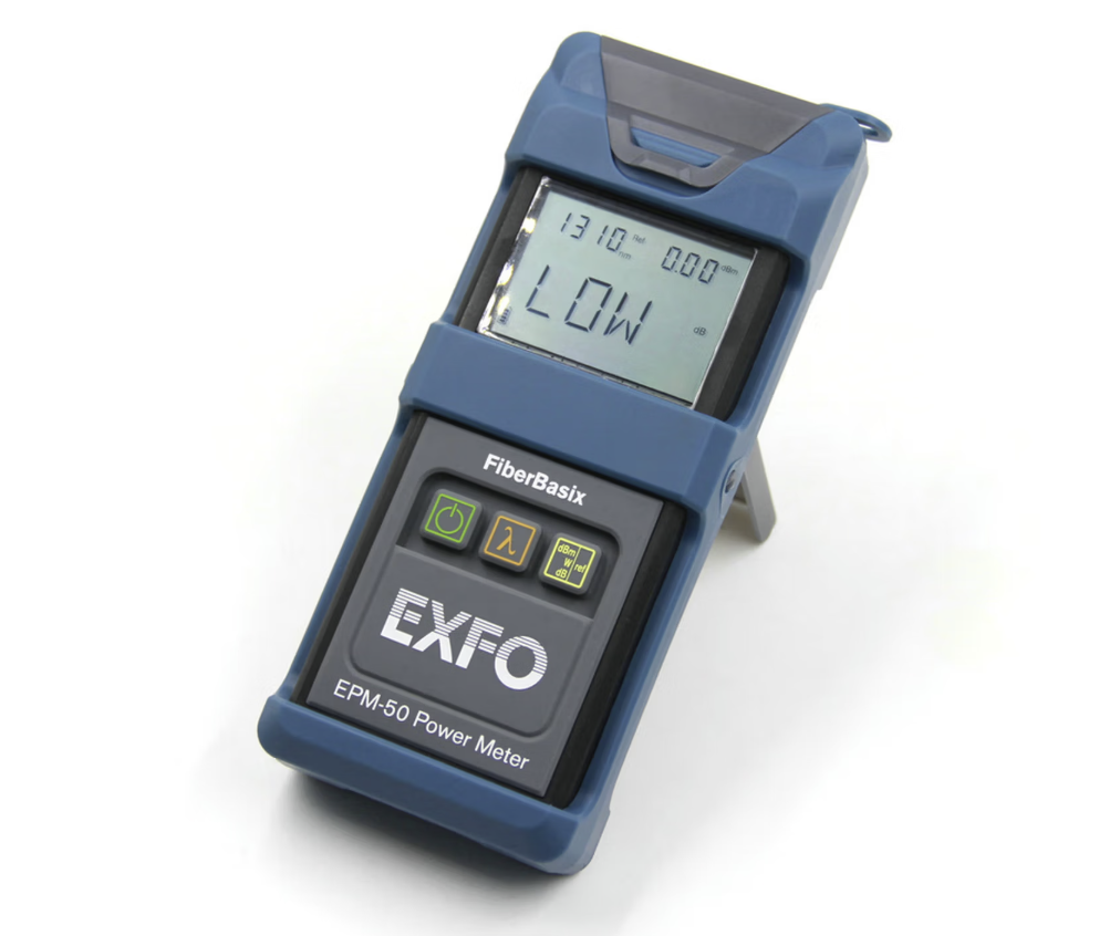 EXFO FiberBasix EPM-50 Optical Power Meter – 300-Hour Battery, High Accuracy, SM &MM