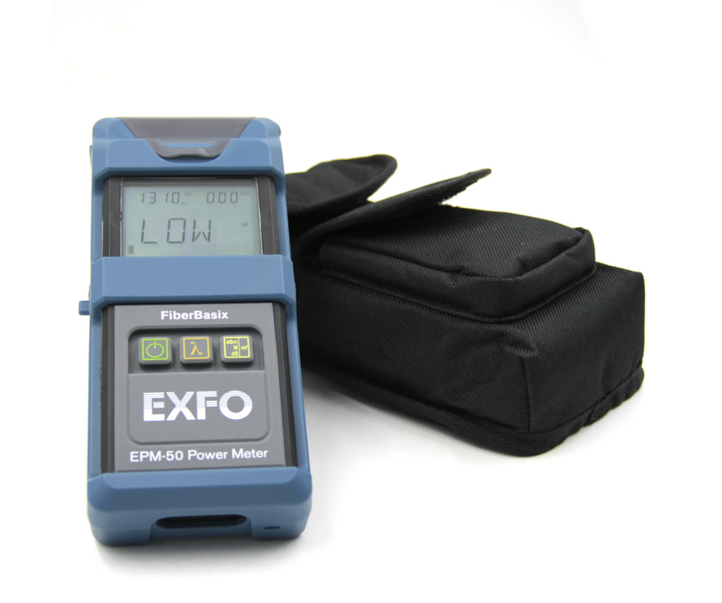 EXFO FiberBasix EPM-50 Optical Power Meter – 300-Hour Battery, High Accuracy, SM &MM