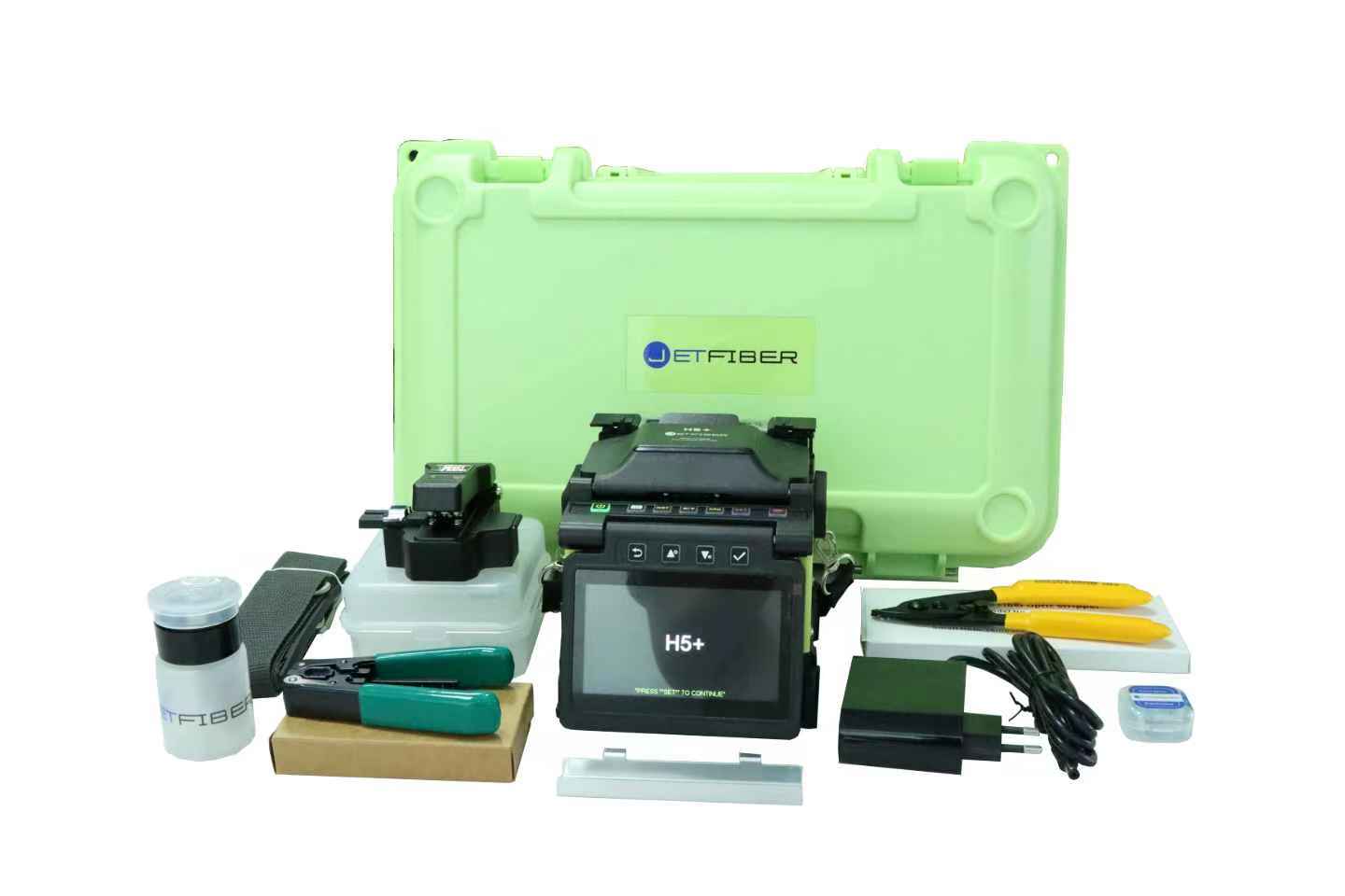 JETFIBER H5+ Core Alignment Fusion Splicer | 5s Splice, GPU,  240 Cycles, $1,499