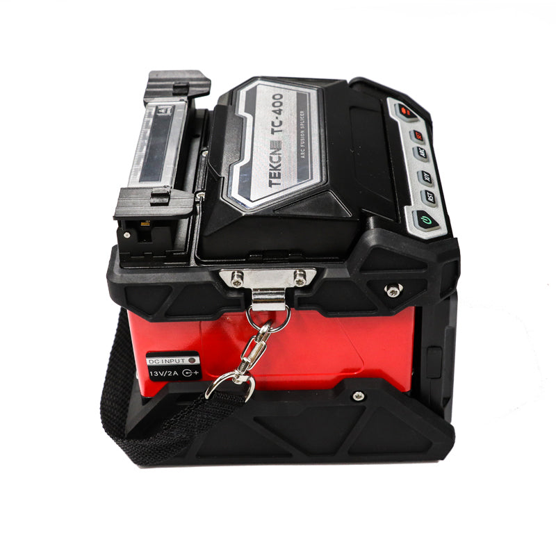TEKCN TC-400 Fusion Splicer | 7s Core Alignment FTTH Fiber Splicing Machine with 760x Zoom & 240 Cycles