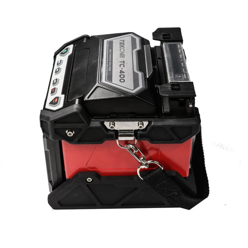 TEKCN TC-400 Fusion Splicer | 7s Core Alignment FTTH Fiber Splicing Machine with 760x Zoom & 240 Cycles