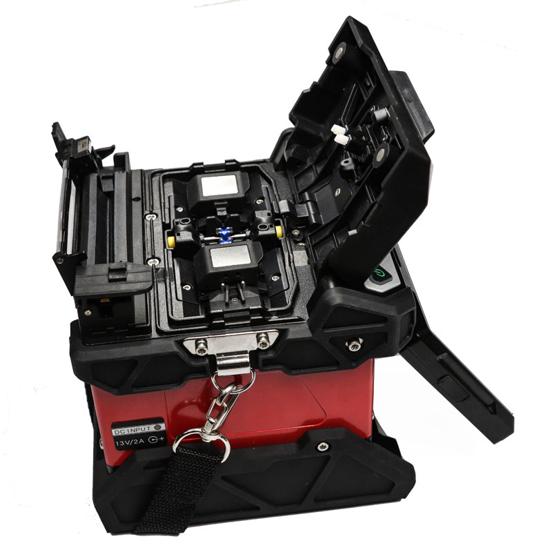 TEKCN TC-400 Fusion Splicer | 7s Core Alignment FTTH Fiber Splicing Machine with 760x Zoom & 240 Cycles