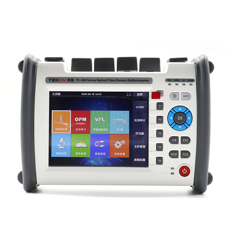 OTDR TEKCN TC-300 1310/1550nm 28/26dB SM OTDR with power meter and VFL