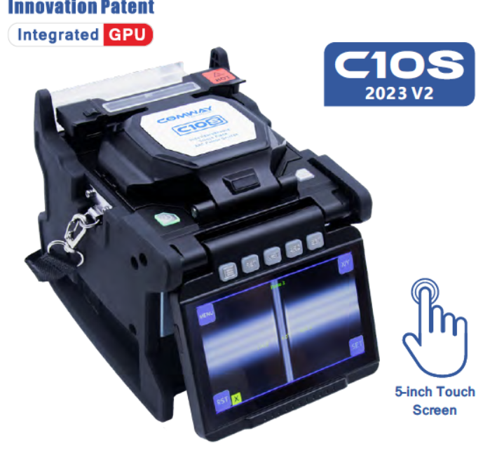 COMWAY C10S Fusion Splicer | 6-Motor Core Alignment | 5s Splice