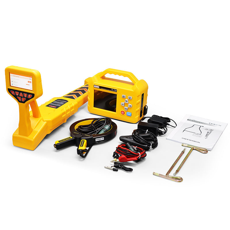 TEKCN TC-700 Underground Pipeline Detector | Precision Cable and Pipe Locator, Buried Utility Path & Depth Tracing Instrument