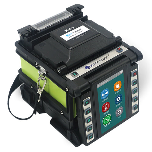 JETFIBER X4+ Fusion Splicer | 6s Splice, 4-Motor FTTx Splicer